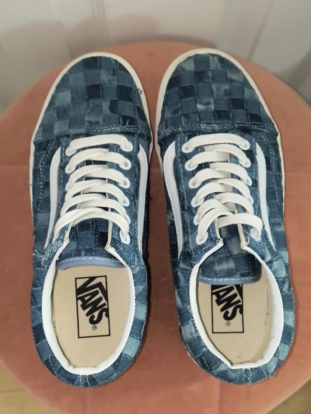 Vans Woven Old Skool Stackform Shoe Size 7 Women's - Picture 5 of 8